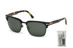 Tom Ford River 02B Black Tortoise Sunglasses + Kit