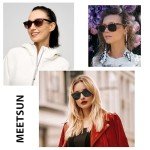 MEETSUN Retro Polarized Sunglasses - 3 Pack