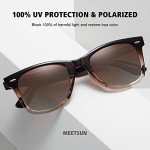 MEETSUN Retro Polarized Sunglasses - 3 Pack