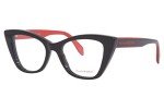 Alexander McQueen Black/Red Women's Eyeglasses Frame