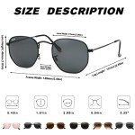 Pro Acme Small Square Designer Sunglasses - Black