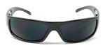Men's Black Wrap Around Gangster Sunglasses