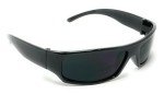 Men's Black Wrap Around Gangster Sunglasses