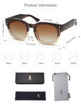 SOJOS Retro Round Polarized Sunglasses for All