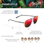 Maui Jim Sharks Cove Matte Black Polarized Sunglasses