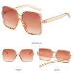 Dollger Oversized Square Sunglasses for Men and Women