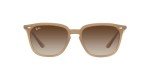 Ray-Ban RB4362 Turtledove Square Sunglasses, 55mm