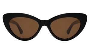 Illesteva Pamela Black and Brown Sunglasses