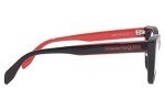 Alexander McQueen Black/Red Women's Eyeglasses Frame