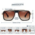 Trendy Retro 70s Square Sunglasses for Everyone