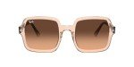 Ray-Ban Women's Square Sunglasses in Light Brown