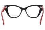 Alexander McQueen Black/Red Women's Eyeglasses Frame