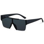 LYZOIT Unisex Square Flat Top Sunglasses