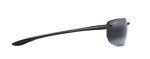 Maui Jim Hookipa Polarized Rimless Sunglasses, Black