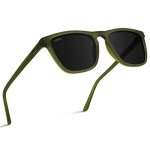 Polarized Square Sunglasses for Men by WearMe Pro