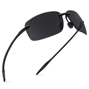 Tr90 Rimless Designer Sunglasses for Sports