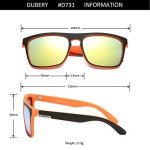 DUBERY Retro Polarized Sunglasses - UV Protection