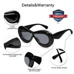 Trendy Oversized Bubble Aviator Sunglasses for All