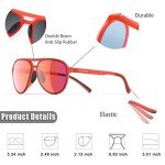 Retro 70s Polarized Vintage Sunglasses for All