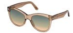 Tom Ford Wallace Shiny Light Brown/Green Sunglasses