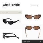 Trendy Cat Eye Oval Sunglasses for Women & Men