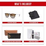Ray-Ban Erika Round Polarized Sunglasses & Eyewear Kit