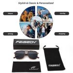 Retro Square Aviator Sunglasses for Stylish Look