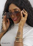 FEISEDY Vintage 70s Aviator Sunglasses for All