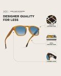 Retro Polarized Large Rectangular Men's Sunglasses