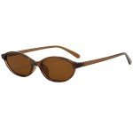Trendy Y2K Retro Oval Sunglasses for Women