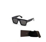 Tom Ford Fausto 01A Black Geometric Sunglasses + Kit