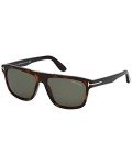 Tom Ford Cecilio Rectangle Sunglasses in Dark Havana