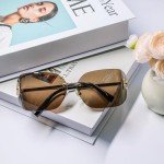 Trendy Rimless Y2K Sunglasses for Men and Women