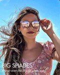 Myiaur Women's Polarized Mirrored Designer Sunglasses