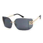 KENBO Futuristic Rimless Y2K Shield Sunglasses