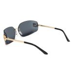 KENBO Futuristic Rimless Y2K Shield Sunglasses