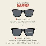 AO Saratoga Black Polarized Sunglasses with Gray Lenses