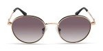 GUESS Women's Classic Round Sunglasses, Gold/Smoke