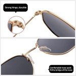 MEETSUN Polarized Hexagon Sunglasses - 3 Pack Set