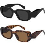 Trendy Retro Rectangle Sunglasses for All