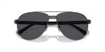 Versace Black Frame Sunglasses with Dark Grey Lenses