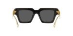 Versace Women’s Black Frame Sunglasses with Grey Lenses