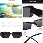 Trendy Retro Rectangle Sunglasses for All