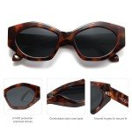 Trendy Polarized Hexagonal Sunglasses for Everyone