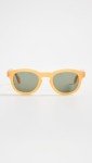 Illesteva Murdoch Matte Honey Gold Sunglasses