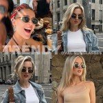 Trendy Oval Sunglasses for Women – 2 Pack