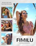 FIMILU Polarized Sunglasses for Women - 2 Pack
