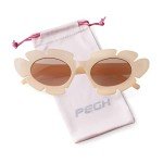 Light Pink Cat Eye Flower Sunglasses for Everyone
