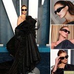 Retro Y2K Oval Polarized Sunglasses for All