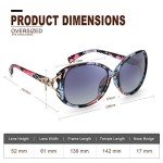 Trendy Oversized Polarized Sunglasses for Women